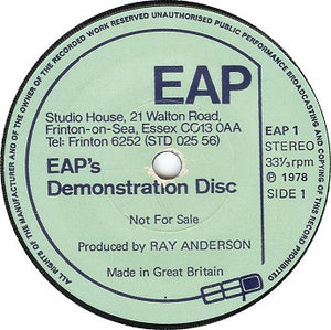 Various - EAP's Demonstration Disc (7")