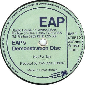 Various - EAP's Demonstration Disc (7