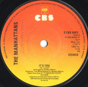 The Manhattans* - It's You (7")