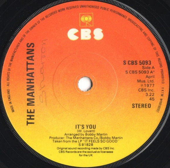 The Manhattans* - It's You (7