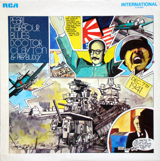 Doctor Clayton - Pearl Harbour Blues (LP, Album, Comp, Mono)