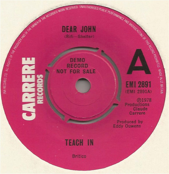 Teach-In - Dear John (7