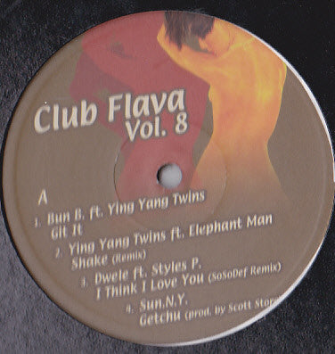 Various - Club Flava Vol. 8 (12", Promo)