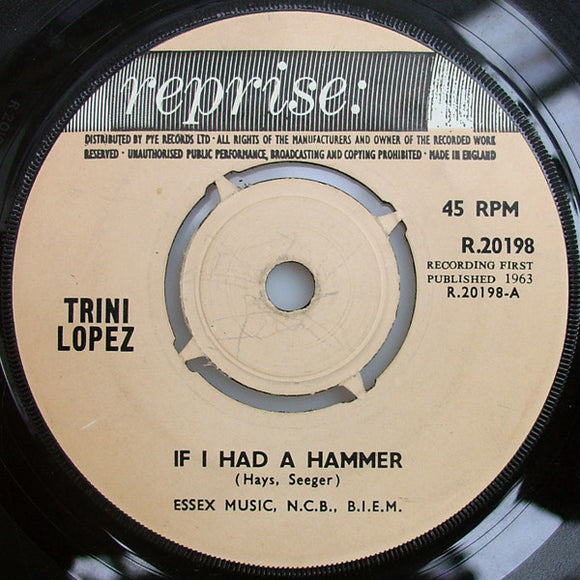 Trini Lopez - If I Had A Hammer (7