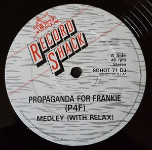 Propaganda For Frankie (P4F)* - Medley (With Relax) (12", Single, Promo)