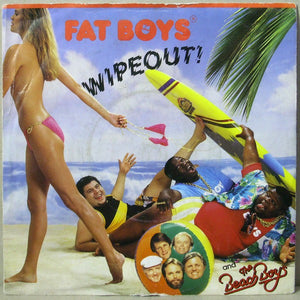 Fat Boys and The Beach Boys - Wipeout! (7", Single, Sil)
