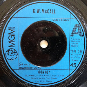 C.W. McCall - Convoy (7", Single, Blu)