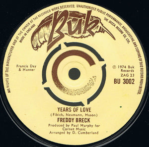 Freddy Breck - Years Of Love (7")