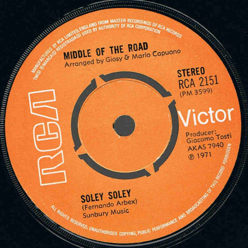 Middle Of The Road - Soley Soley (7