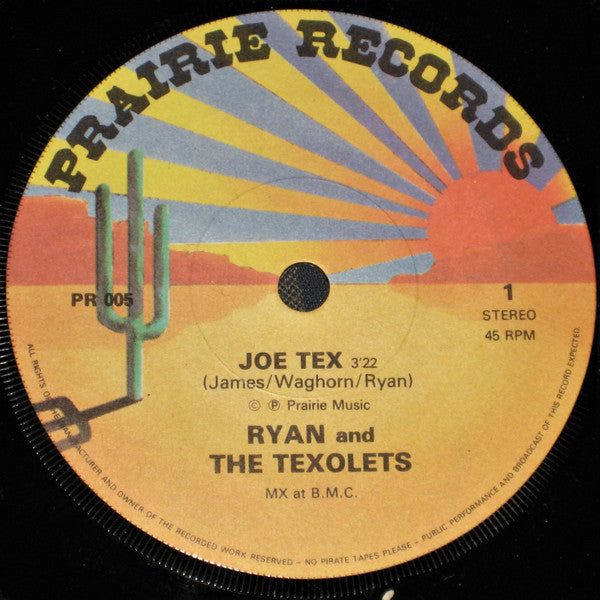 Ryan And The Texolets - Joe Tex (7")