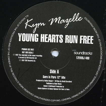 Kym Mazelle - Young Hearts Run Free (12", Promo)