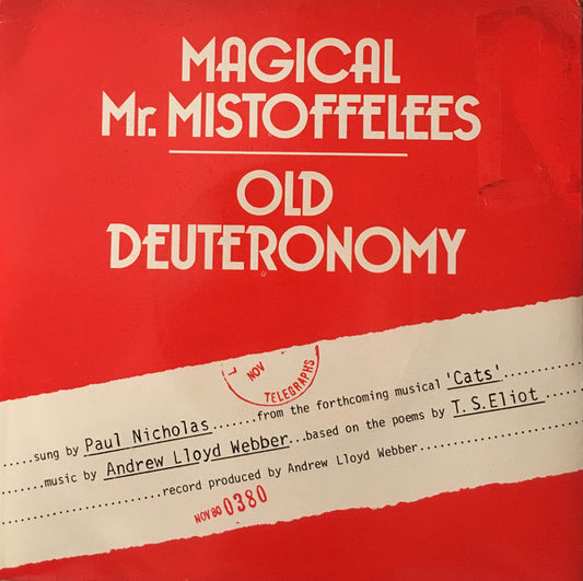 Paul Nicholas - Magical Mr Mistoffelees (7")