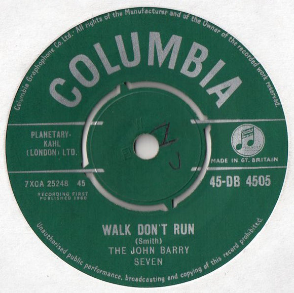 The John Barry Seven - Walk Don't Run (7
