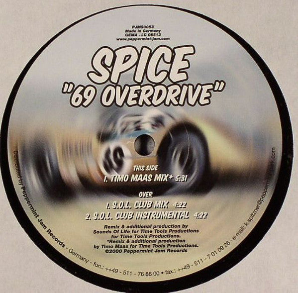 Spice - 69 Overdrive (12")