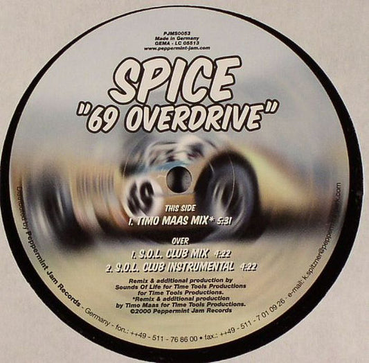 Spice - 69 Overdrive (12")