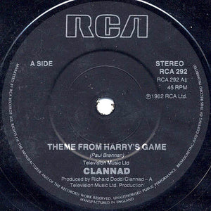 Clannad - Theme From Harry's Game (7", Single, Sol)