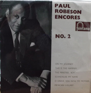 Paul Robeson - Paul Robeson Encores No. 2 (7", EP)