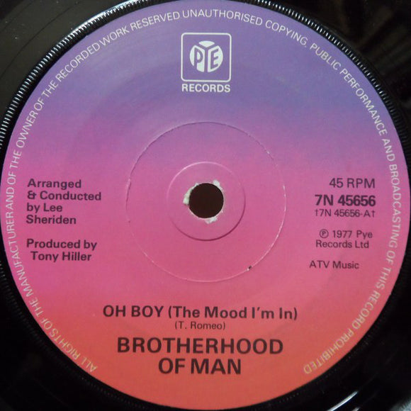 Brotherhood Of Man - Oh Boy (The Mood I'm In) (7