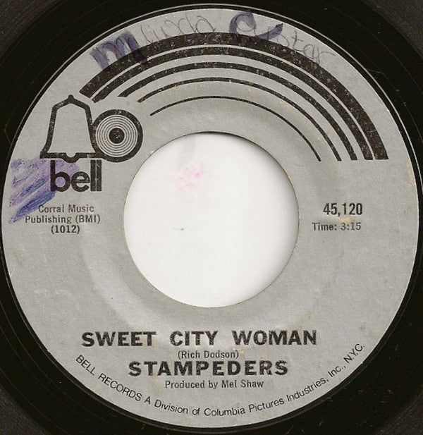 Stampeders* - Sweet City Woman / Gator Road (7", Single)