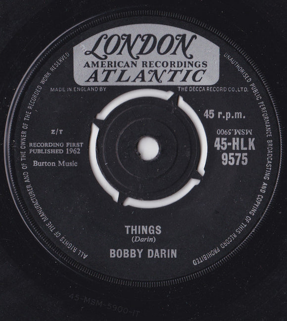 Bobby Darin - Things (7