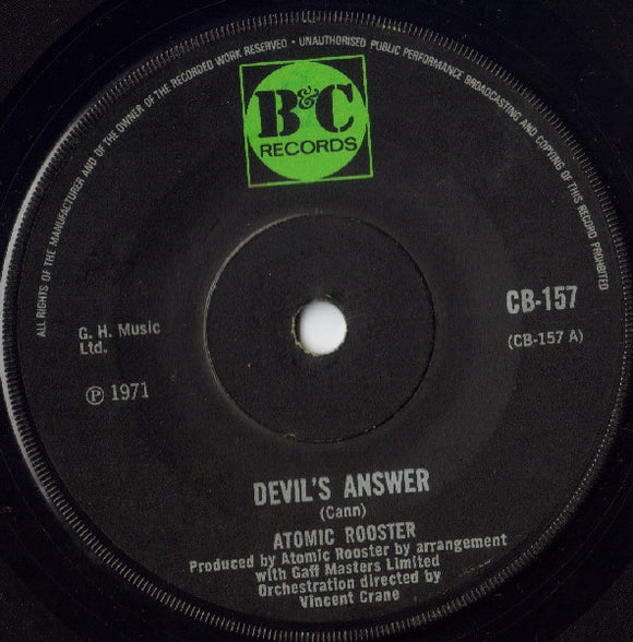 Atomic Rooster - Devil's Answer (7