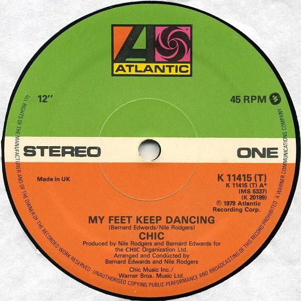Chic - My Feet Keep Dancing (12", Single)