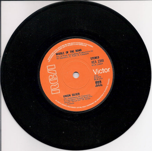 Middle Of The Road - Union Silver (7", Single)