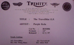 Purple Kola - Travel Mat (12", Promo, W/Lbl)