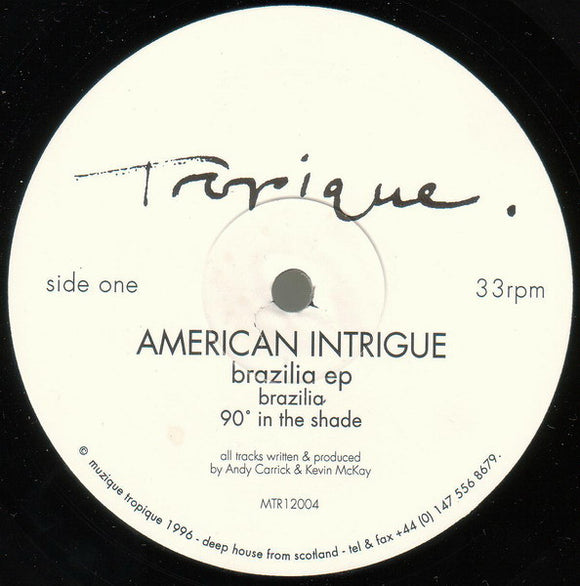 American Intrigue - Brazilia EP (12