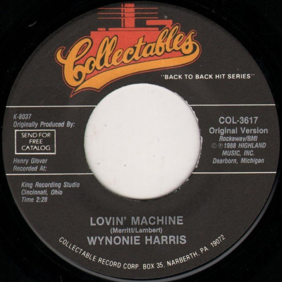 Wynonie Harris - Lovin' Machine / Bloodshot Eyes (7