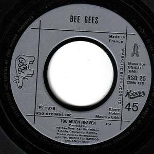 Bee Gees - Too Much Heaven (7", Single, Fre)