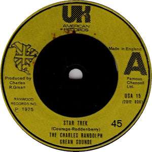 Charles Randolph Grean Sounde* - Star Trek / Love Theme From "Hustle" (7", Single)