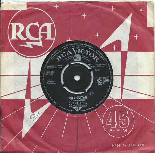 Duane Eddy And The Rebelettes* - Boss Guitar (7", Single)