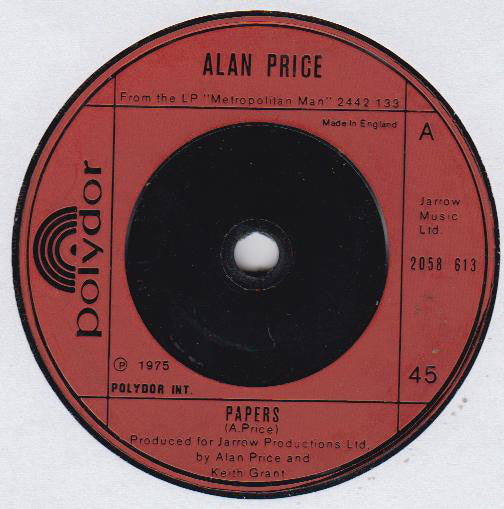Alan Price - Papers (7