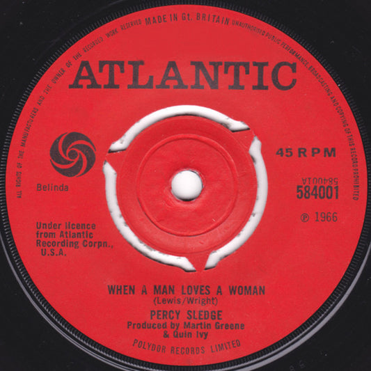Percy Sledge - When A Man Loves A Woman (7", Single, 3-P)