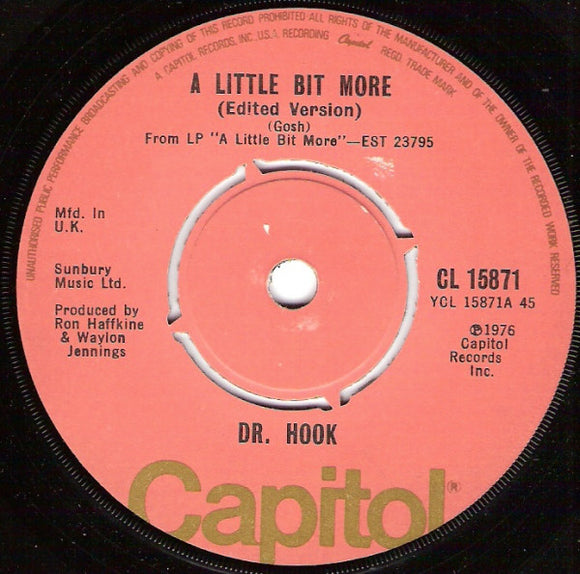 Dr. Hook - A Little Bit More (7