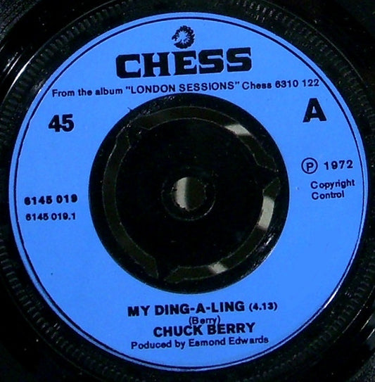 Chuck Berry - My Ding-A-Ling (7", Blu)