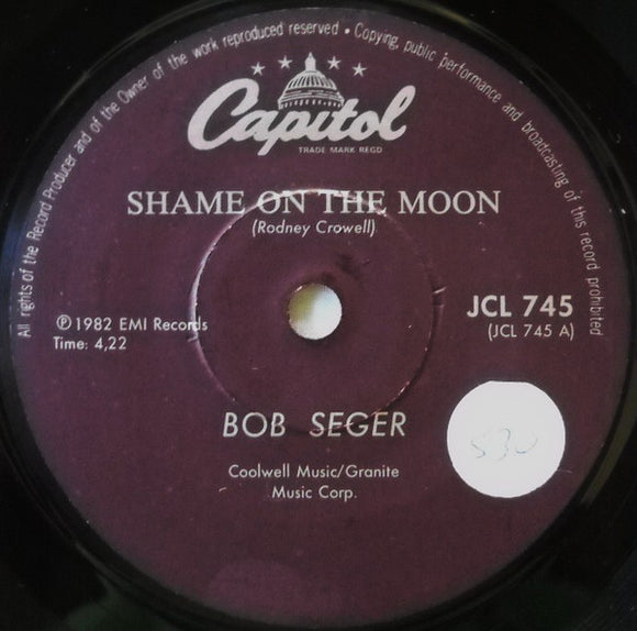 Bob Seger - Shame On The Moon (7