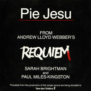 Sarah Brightman & Paul Miles-Kingston - Pie Jesu (7", Single)