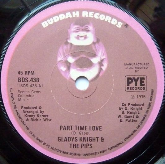 Gladys Knight & The Pips* - Part Time Love (7", Single, Sol)