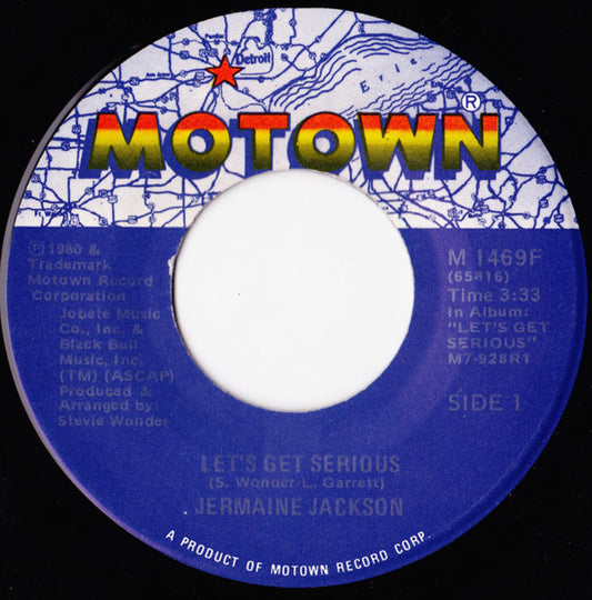 Jermaine Jackson - Let's Get Serious (7", Single, Lab)