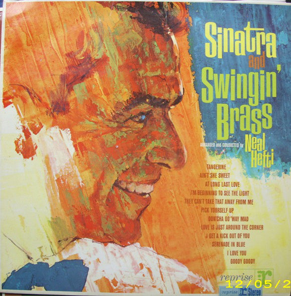 Frank Sinatra - Sinatra And Swingin' Brass (LP, Album)