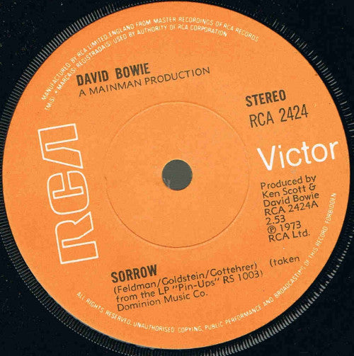 David Bowie - Sorrow (7