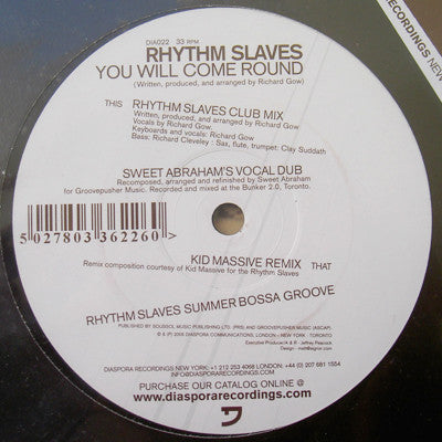 Rhythm Slaves* - You Will Come Around (12