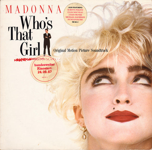Madonna - Who's That Girl (Original Motion Picture Soundtrack) (LP, Album)
