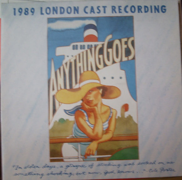 Anything Goes 1989 London Cast - Anything Goes: 1989 London Cast Recording (LP, Gat)