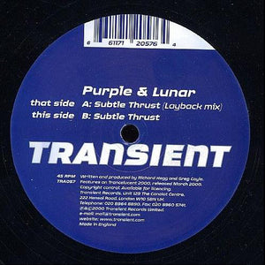 Purple & Lunar - Subtle Thrust (12")