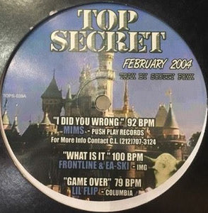 Various - Top Secret February 2004 (12")