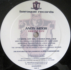 Andy Moor - Violent City (12")