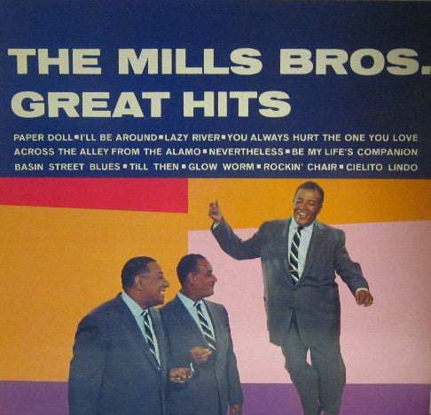 The Mills Brothers - The Mills Bros. Great Hits (LP, Album, RE)